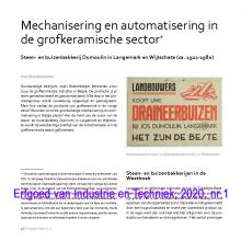 Erfgoed van Industrie en Techniek, 2020/01