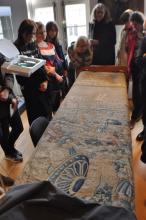 01.04.2016 - Tapestry restoration  at the MOU Museum in Oudenaarde