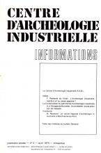Centre d'Archéologie Industrielle. Informations, 1975, nr 2