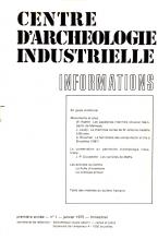 Centre d'Archéologie Industrielle. Informations, 1975, nr 3