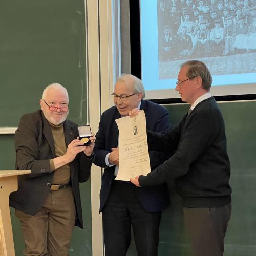 Sarton erkennning Adriaan Linters Univ Gent 2024